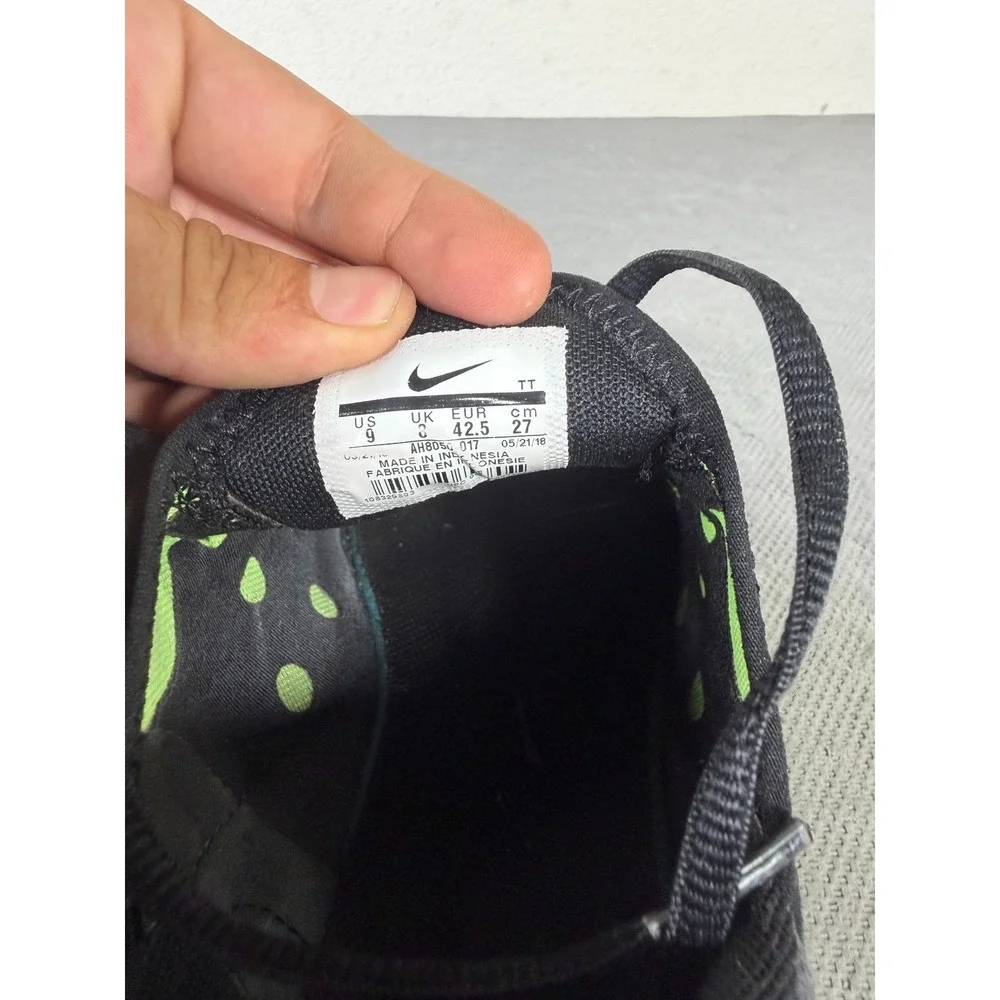 Nike Air Max 270 Black Volt Green Mens Running Shoes AH8050-017 Size 9